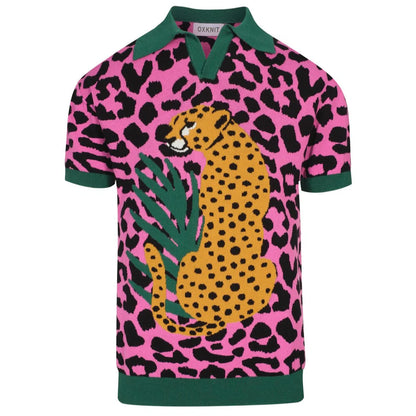 Vintage pink Leopard Print