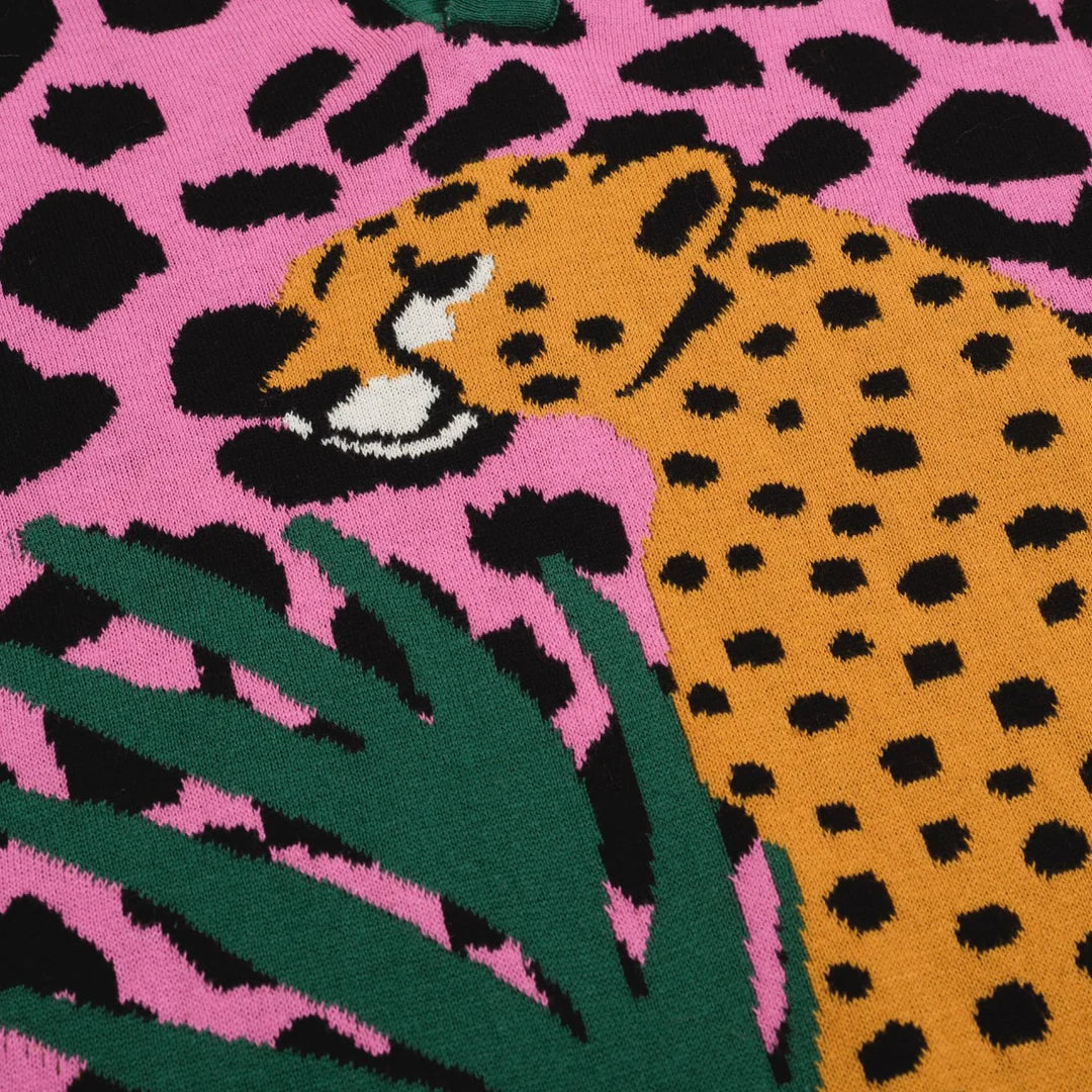 Vintage pink Leopard Print